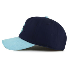 Seattle Kraken American Needle Burnett Adjustable Hat - Deep Sea Blue/Light Blue - NHL