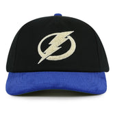 Tampa Bay Lightning American Needle Burnett Adjustable Hat - Black/Blue - NHL
