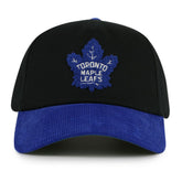 Toronto Maple Leafs American Needle Burnett Adjustable Hat - Black/Blue - NHL