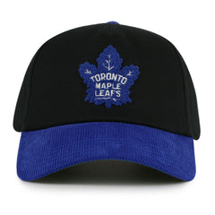 Toronto Maple Leafs American Needle Burnett Adjustable Hat - Black/Blue - NHL