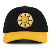 Boston Bruins American Needle Burnett Adjustable Hat - Black/Gold - NHL