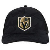 Vegas Golden Knights American Needle Valin Camo Super Tech Vented Adjustable Hat - Black - NHL