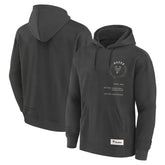 Milwaukee Bucks Future Ground Info Elements Premium Pullover Hoodie Gray - NBA