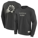 Phoenix Suns Elements Future Ground Lettering Pullover Sweatshirt Gray - NBA