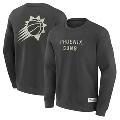 Phoenix Suns Elements Future Ground Lettering Pullover Sweatshirt Gray - NBA