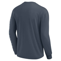 Golden State Warriors Elements Future Ground Tonal Info Long Sleeve T-Shirt Blue - NBA