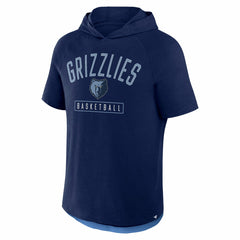 Memphis Grizzlies Pass Legend Raglan Hoodie T-Shirt Navy - NBA