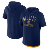 Denver Nuggets Pass Legend Raglan Hoodie T-Shirt Navy - NBA