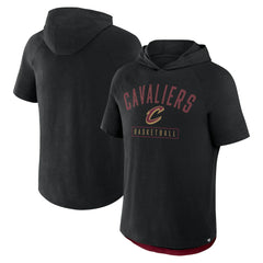 Cleveland Cavaliers Pass Legend Raglan Hoodie T-Shirt Black - NBA