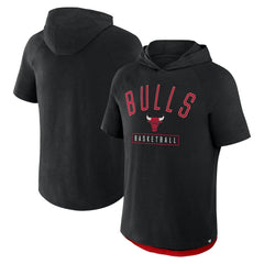 Chicago Bulls Pass Legend Raglan Hoodie T-Shirt Black - NBA