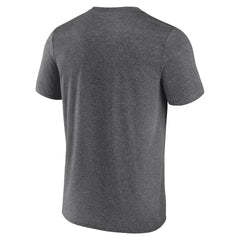 Brooklyn Nets Logo Athletic Block Practice Performance T-Shirt Heather Charcoal - NBA