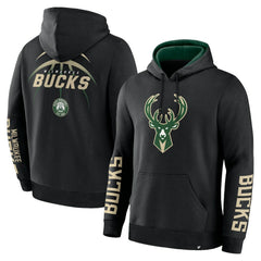 Milwaukee Bucks Legacy Guard Pullover Hoodie Black - NBA