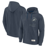Tampa Bay Lightning Fanatics Future Ground Info Pullover Hoodie - Navy - NHL