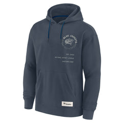 Columbus Blue Jackets Fanatics Future Ground Info Pullover Hoodie - Navy - NHL