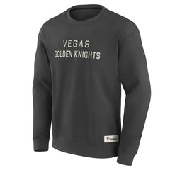 Vegas Golden Knights Fanatics Elements Future Ground Lettering Pullover Sweatshirt - Charcoal - NHL