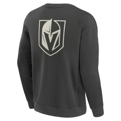 Vegas Golden Knights Fanatics Elements Future Ground Lettering Pullover Sweatshirt - Charcoal - NHL