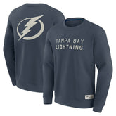 Tampa Bay Lightning Fanatics Elements Future Ground Lettering Pullover Sweatshirt - Blue - NHL