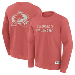 Colorado Avalanche Fanatics Elements Future Ground Lettering Pullover Sweatshirt - Red - NHL