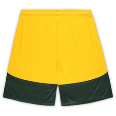 Green Bay Packers Big & Tall Launch Shorts Green/Gold | Fanatics