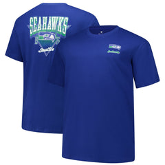 Seattle Seahawks Big & Tall Throwback Logo T-Shirt Royal | Fanatics