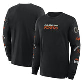 Philadelphia Flyers Fanatics Boxed In Legacy Long Sleeve T-Shirt - Black - NHL