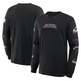 Colorado Avalanche Fanatics Boxed In Legacy Long Sleeve T-Shirt - Black - NHL