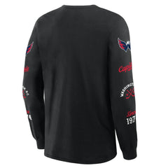 Washington Capitals Fanatics Boxed In Legacy Long Sleeve T-Shirt - Black - NHL