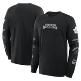 Toronto Maple Leafs Fanatics Boxed In Legacy Long Sleeve T-Shirt - Black - NHL