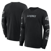 Los Angeles Kings Fanatics Boxed In Legacy Long Sleeve T-Shirt - Black - NHL