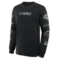 Los Angeles Kings Fanatics Boxed In Legacy Long Sleeve T-Shirt - Black - NHL