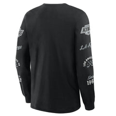 Los Angeles Kings Fanatics Boxed In Legacy Long Sleeve T-Shirt - Black - NHL