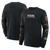 Vegas Golden Knights Fanatics Boxed In Legacy Long Sleeve T-Shirt - Black - NHL