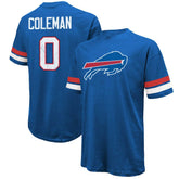 Keon Coleman Buffalo Bills Majestic Threads Name & Number Oversized Fit T-Shirt Royal | NFL