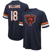 Caleb Williams Chicago Bears Majestic Threads Name & Number Oversize Fit T-Shirt Navy | NFL