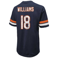 Caleb Williams Chicago Bears Majestic Threads Name & Number Oversize Fit T-Shirt Navy | NFL