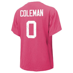 Keon Coleman Buffalo Bills Majestic Threads Women's Name & Number T-Shirt Pink | NFL