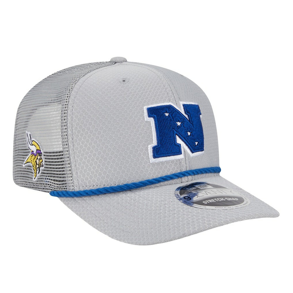 Minnesota Vikings New Era 2025 Pro Bowl 9SEVENTY Stretch-Snap Hat Gray | NFL
