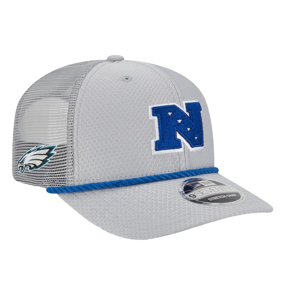 Philadelphia Eagles New Era 2025 Pro Bowl 9SEVENTY Stretch-Snap Hat Gray | NFL