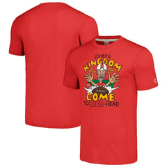 Kansas City Chiefs NFL x Homage x Beavis and Butt-Head Unisex Tri-Blend T-Shirt – Red | NFL