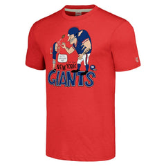 New York Giants NFL x Homage x Beavis and Butt-Head Unisex Tri-Blend T-Shirt – Red | NFL