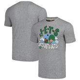 New York Jets NFL x Homage x Beavis and Butt-Head Unisex Tri-Blend T-Shirt – Gray | NFL
