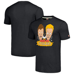 Pittsburgh Steelers NFL x Homage x Beavis and Butt-Head Unisex Tri-Blend T-Shirt – Charcoal | NFL