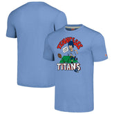 Tennessee Titans NFL x Homage x Beavis and Butt-Head Unisex Tri-Blend T-Shirt – Light Blue | NFL
