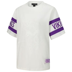 Minnesota Vikings The Wild Collective Women's Drop Shoulder T-Shirt White | NFL