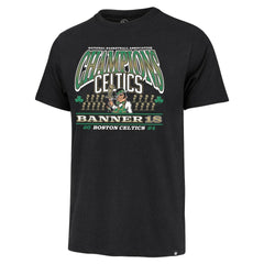 Boston Celtics '47 18-Time NBA Finals Champions Banner Franklin T-Shirt Black - NBA