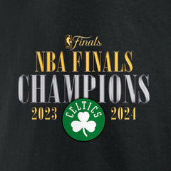 Boston Celtics 2024 NBA Finals Champions Big & Tall Fade Away Jumper Roster Signature T-Shirt Black - NBA
