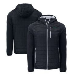 New York Jets Cutter & Buck Primary Logo Rainier PrimaLoft Eco Full-Zip Hybrid Jacket Black | NFL