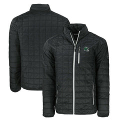 New York Jets Cutter & Buck Big & Tall Helmet Rainier PrimaLoft Eco Insulated Full-Zip Puffer Jacket Black | NFL