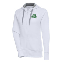 Boston Celtics Antigua Women's 2024 NBA Finals Champions Victory Raglan Full-Zip Jacket White - NBA
