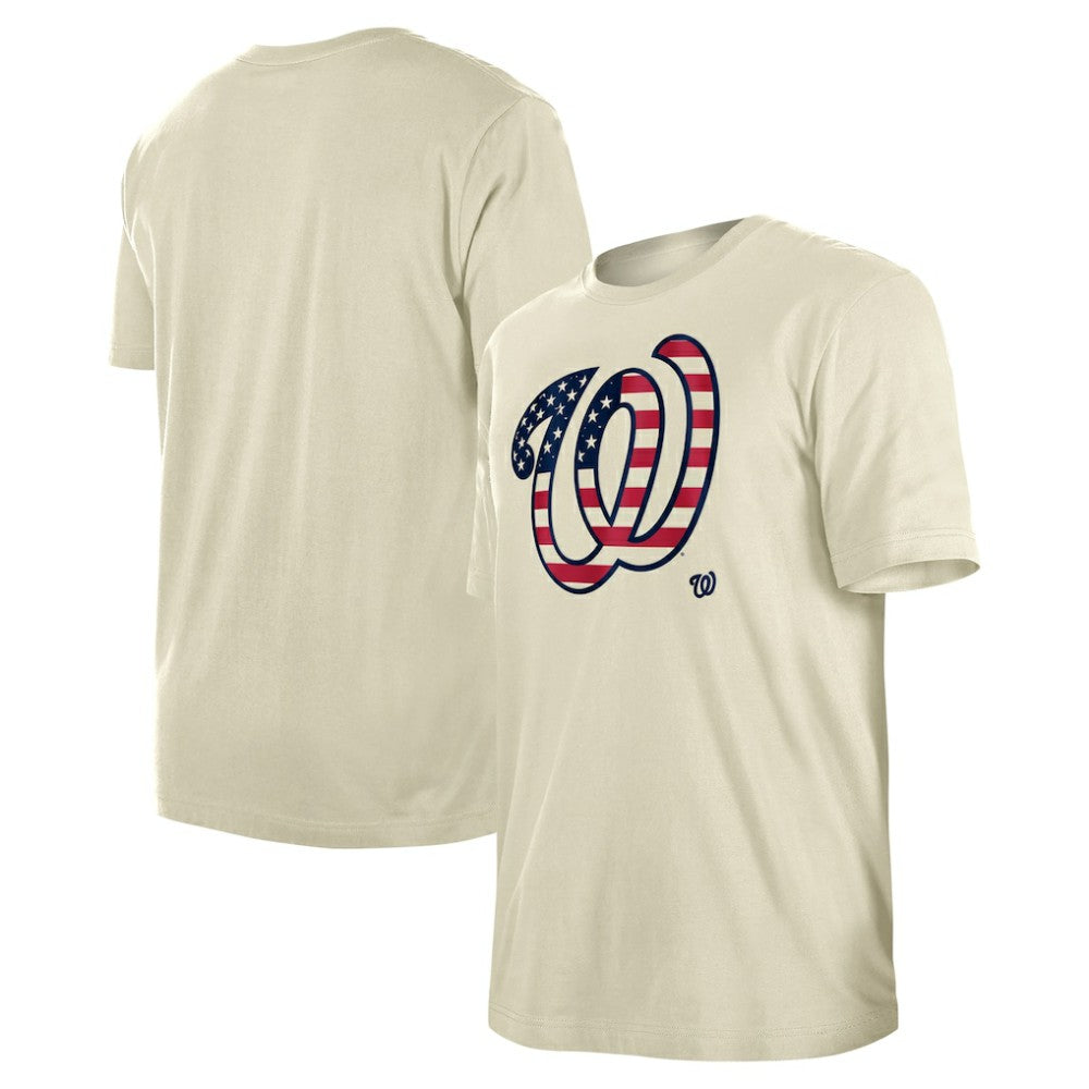 Washington Nationals New Era Americana Flag Fill T-Shirt - MLB